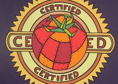 "Certified" 2015 6"x6"
